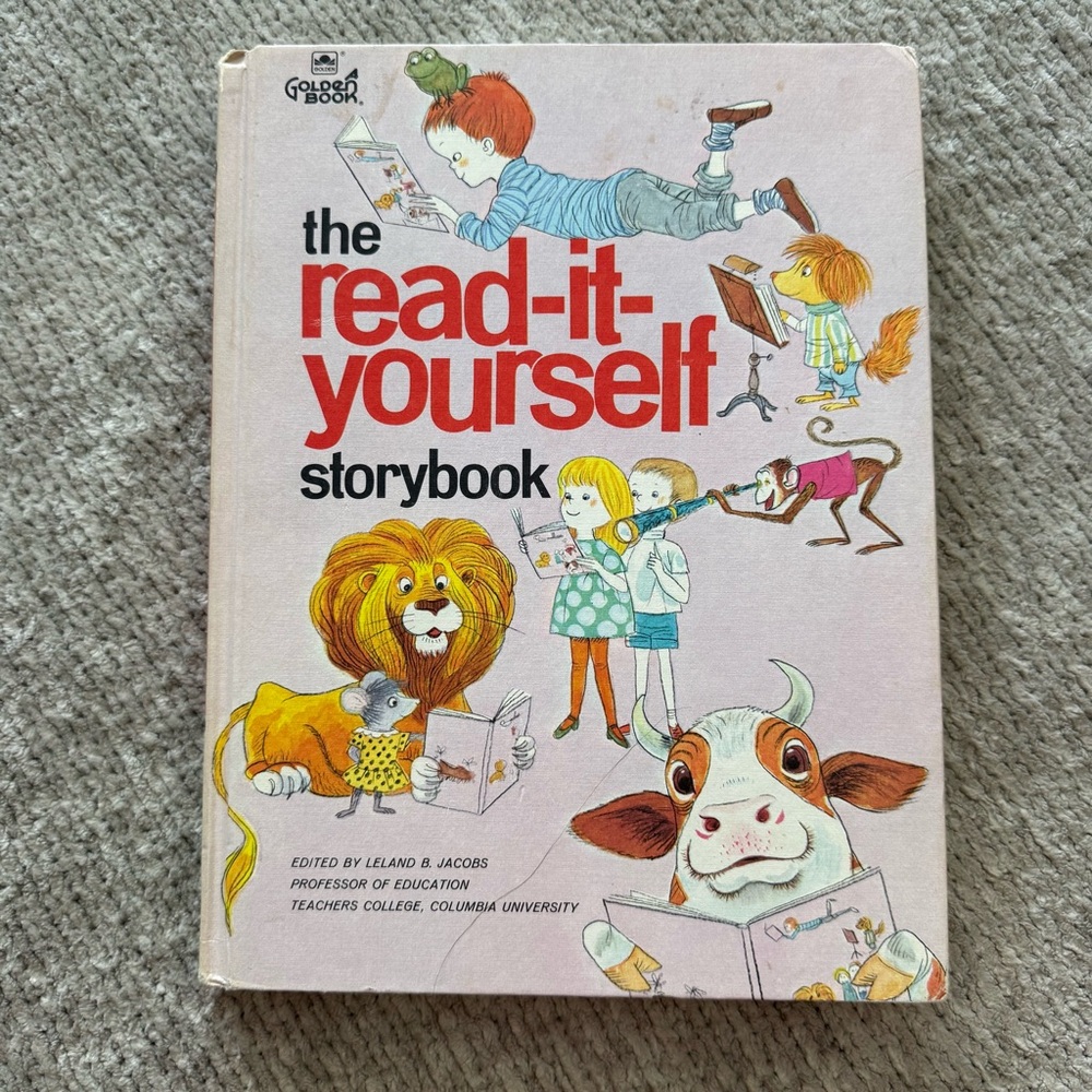 Vintage Golden Book The Read-It-Yourself Storybook 1971‎ Hardcover